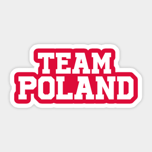 Team Poland - Summer Olympics Sticker